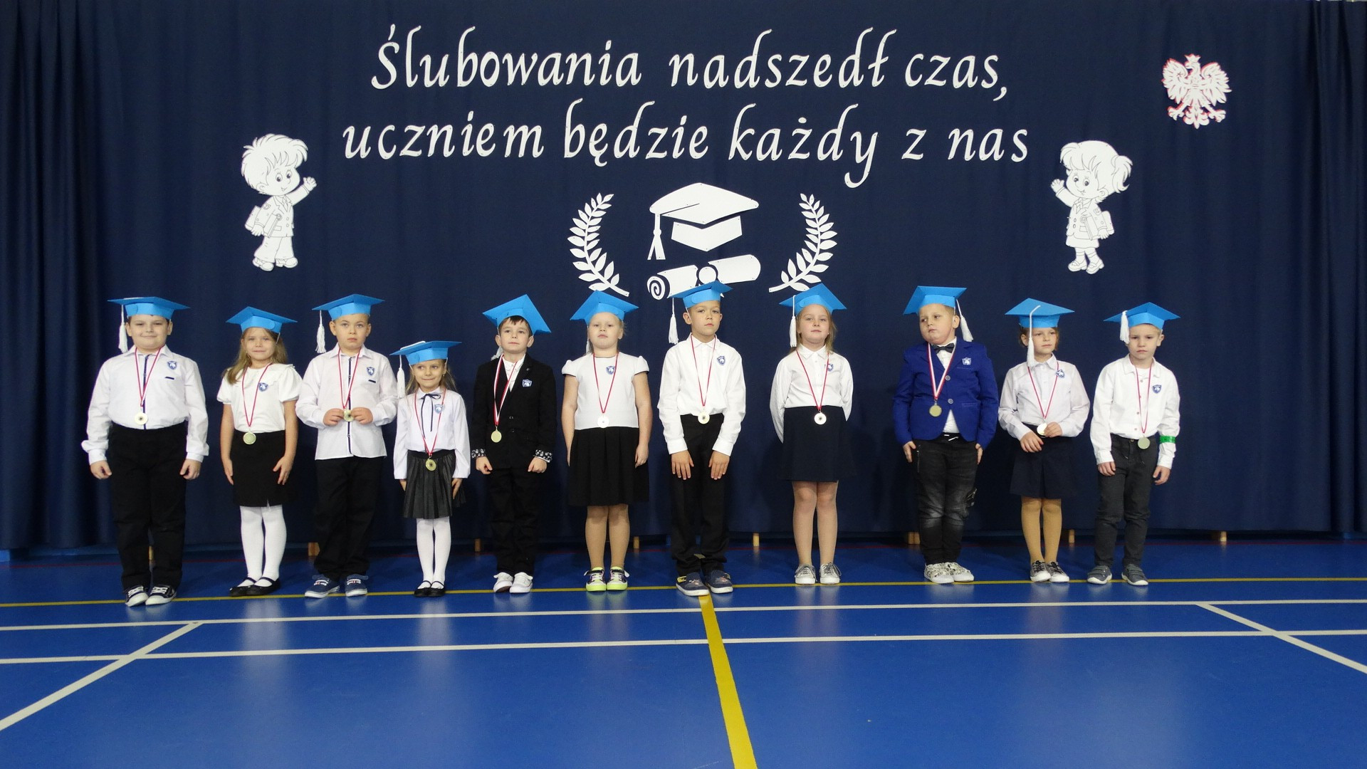 Klasa 1, Społeczna Szkoła Podstawowa imienia Jana Pawła II w Drugni